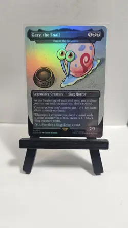 Gary, the Snail - Toxrill, the Corrosive (Rainbow Foil) -Foil Near Mint MTG 1929 - Image 1