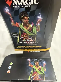 Mtg Aetherdrift Deck Boxes. Empty No Cards. Living Energy - Image 1