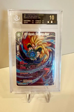 Dragon Ball Super Card Game DBS SS3 Gogeta “Marvelous Might” BGS Black Label 10 - Image 1