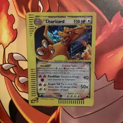 Charizard 146/144 Skyridge Crystal Holo Rare CUST0M Fan Art Card proxy NM - Image 4