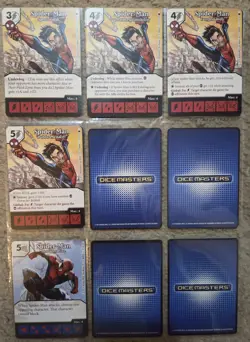 Spider-Man and Allies Dice Masters Cards and Dice Lot as shown - Image 2