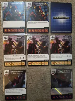 Spider-Man and Allies Dice Masters Cards and Dice Lot as shown - Image 4
