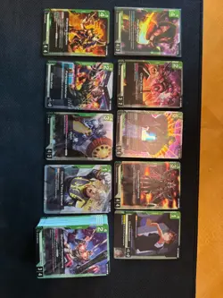 Gundam TCG Bulk 60 Cards LR(Char's Gelgoog), R, U, C Newtype Rising Green Deck - Image 1