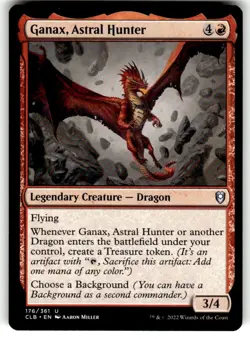 Ganax, Astral Hunter Commander Legends: Battle for Baldur's Gate Regular MTG - Image 1
