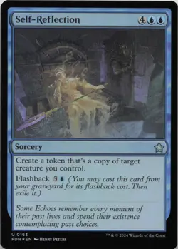 Self-Reflection - FOIL - U Foundations 163 - MTG - Image 1