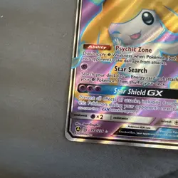 Pokemon TCG Alternate Full Art Jirachi GX 79a/236 Unified Minds Art LP - Image 2