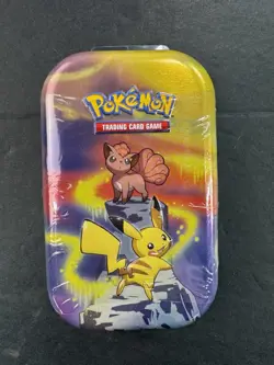 Pokemon TCG Kanto Power Mini Tin Pikachu Vulpix (H24) New Sealed - Image 1