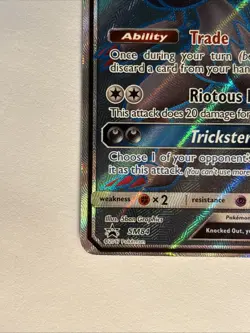 Zoroark-GX - SM84 Full Art Ultra Rare Sun & Moon Promo NM Pokemon TCG - Image 5