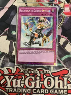 Return From The Different Dimension Platinum Secret Rare RA03-EN140 Yugioh - Image 1