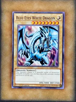 Yugioh Blue-Eyes White Dragon LED3-EN006 Common 1st Ed NM - Image 1
