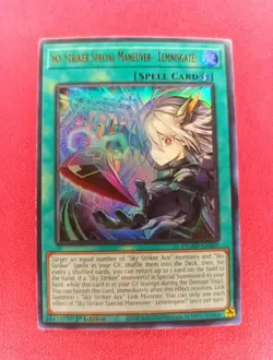 Yugioh Sky Striker Special Maneuver - Lemnisgate! DUAD-EN069 Ultra Rare In Hand - Image 1