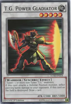 Yugioh T.G. Power Gladiator LC5D-EN214 Common1st Ed NM x3 Play Set - Image 1
