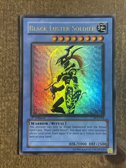 Yu-Gi-Oh! Black Luster Soldier TCG SYE-024 1st Edition Ultra Rare - Image 1