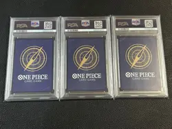 PSA 10 Sequential ONE PIECE Card Game V-Jump Promo Luffy Law Kid Killer SET - Image 2