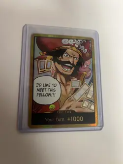 One Piece Gol.D.Roger GOLD DON!! Card (OP-13) English - Image 1
