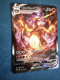 Pokemon TCG Charizard VMAX SWSH261 Sword & Shield Promo Holo Card NM/M Condition - Image 2