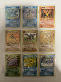 Pokemon Card Complete Fossil Master Set 48/48 1997 ALL HOLO BLEED Japanese - Image 4