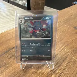 Pokemon TCG Phantasmal Flames Weavile Promo Card - Image 1