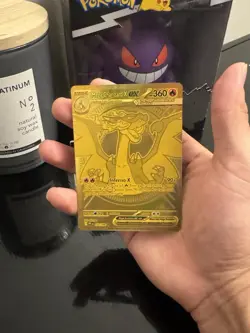 Mega Charizard X EX Phantasmal Flames 130/94 Mega Ultra Rare Gold Card Pck Fresh - Image 3