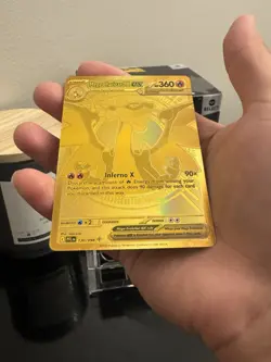 Mega Charizard X EX Phantasmal Flames 130/94 Mega Ultra Rare Gold Card Pck Fresh - Image 4