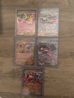 Mega Evolutions EX Lot of Five Pokemon Cards Near Mint NM - Image 1