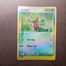 Treecko 76/109 Pokemon EX Ruby & Sapphire Reverse Holo Card - LP - Image 1