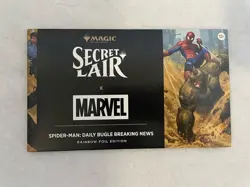 MTG Secret Lair x Marvel's Spider-Man: Daily Bugle Breaking News Rainbow Foil - Image 1