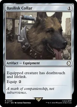 NM Basilisk Collar, MGT, Fallout, Magic the Gathering, 225 - Image 1