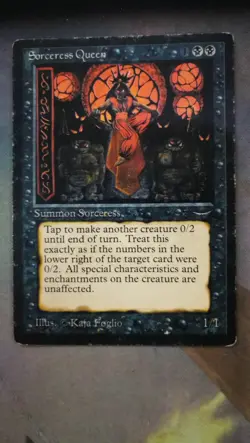 MTG Arabian Nights Sorceress Queen SEE IMAGE,contact for best price - Image 1