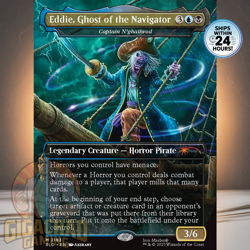 Eddie, Ghost of the Navigator (Captain N'ghathrod) #2183 - Secret Lair Drop MTG - Image 1
