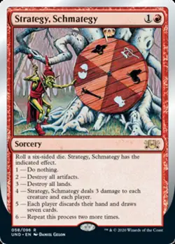 Strategy, Schmategy NM, English MTG Unsanctioned - Image 1