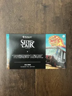 MTG Secret Lair PlayStation Twisted Metal Sol Ring Rainbow Foil Edition IN HAND - Image 1