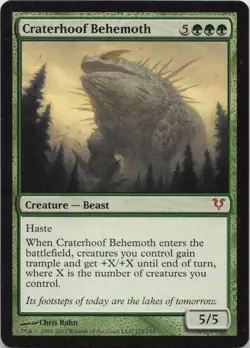 Craterhoof Behemoth M Avacyn Restored 172 - LP MTG - Image 1