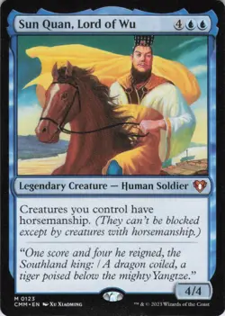 MTG Sun Quan, Lord of Wu (123) | LP | Commander Masters {CMM} - Image 1