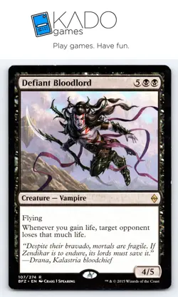 Battle for Zendikar #107 Defiant Bloodlord - Image 1