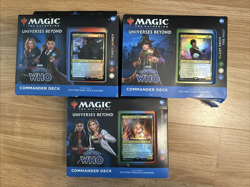 Magic The Gathering MTG - Doctor Who Commander Decks x3 - Image 1