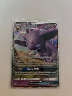 Pokemon TCG Espeon GX 61/149 Holo Ultra Rare Sun & Moon Base Set NM/M - Image 1