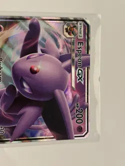 Pokemon TCG Espeon GX 61/149 Holo Ultra Rare Sun & Moon Base Set NM/M - Image 2