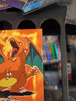 Charizard E6/12 Non Holo Topps Pokemon Blue Logo LP+ - Image 3