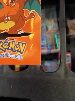 Charizard E6/12 Non Holo Topps Pokemon Blue Logo LP+ - Image 5