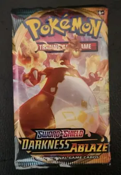 Pokemon Darkness Ablaze Charizard Art Booster Pack (1 PACK) BRAND NEW SEALED - Image 1