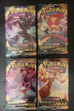Pokemon Darkness Ablaze Charizard Art Booster Pack (1 PACK) BRAND NEW SEALED - Image 2