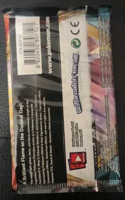 Pokemon Darkness Ablaze Charizard Art Booster Pack (1 PACK) BRAND NEW SEALED - Image 3