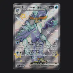 Quaquaval Ex SVP 084 Paldean Fates Black Star Promo Shiny Rare Pokemon TCG NM 🔥 - Image 1