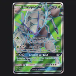 Golisopod GX 129/147 Sun & Moon Burning Shadows Ultra Rare Pokemon TCG LP/MP - Image 1