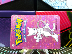 Pokemon Nintendo Vending Prism Holo Vintage Sticker #150 MEWTWO rare - Image 3
