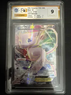 FA/MEW EX PROMO-SUPER-PREM.COLL. POKEMON XY BLACK STAR PROMO 2016 XY126 Grade 9 - Image 1