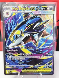Pokemon TCG Mega Sharpedo EX Phantasmal Flames 127/094 SIR NM - Image 1