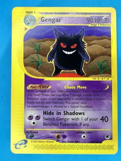 Pokemon TCG Gengar 48/165 Expedition 2002 Non Holo Regular 48/165 - Image 1