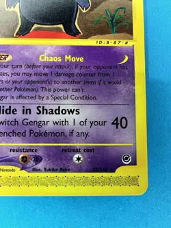 Pokemon TCG Gengar 48/165 Expedition 2002 Non Holo Regular 48/165 - Image 5